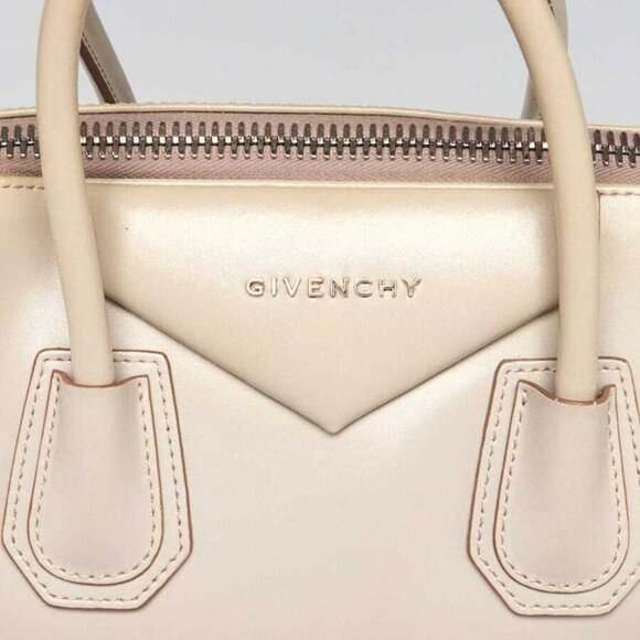 Givenchy Grey Smooth Calfskin Leather Medium Antigona Bag - Picture 9 of 12